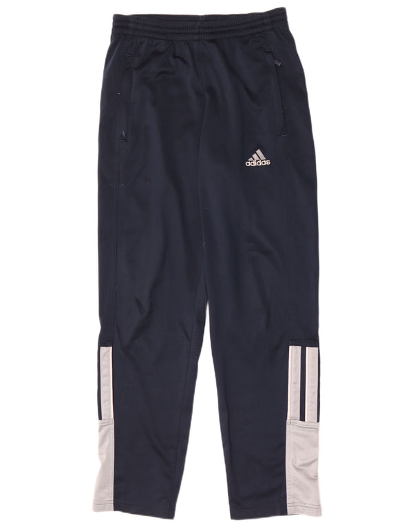 Adidas Pantalones de chándal para hombre ES 32/34 XS Azul marino Colorblock Poliéster