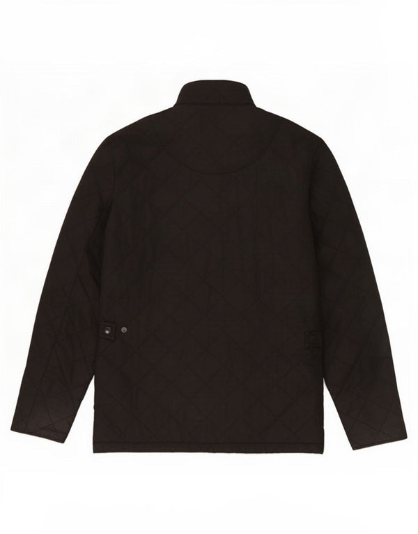 Barbour Chaqueta acolchada para hombre UK 38 Mediana Poliéster negro