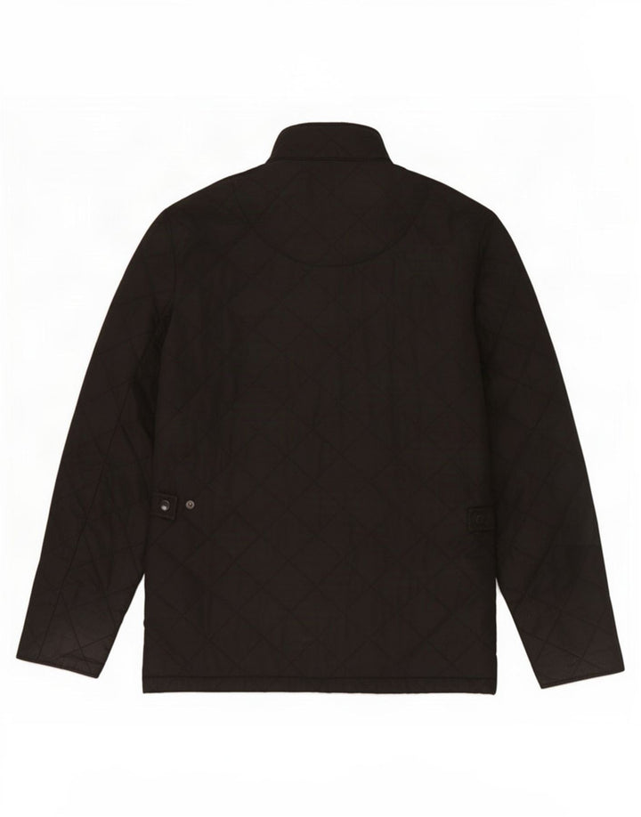 Barbour Chaqueta acolchada para hombre UK 38 Mediana Poliéster negro