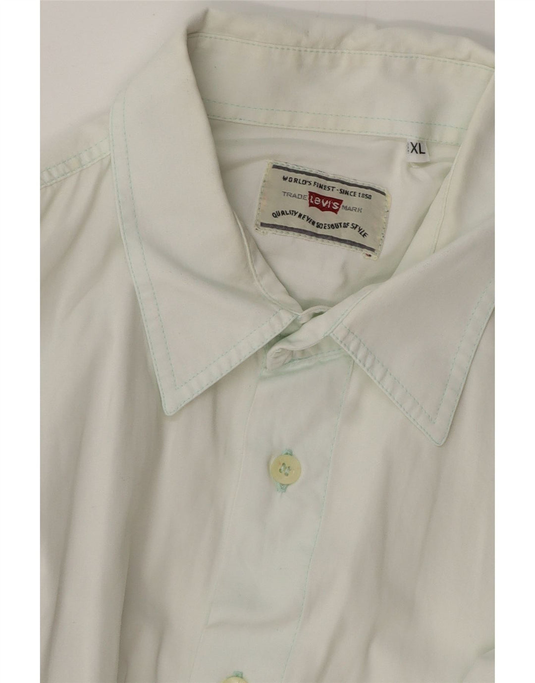 Camisa Levi's Hombre XL Algodón Verde