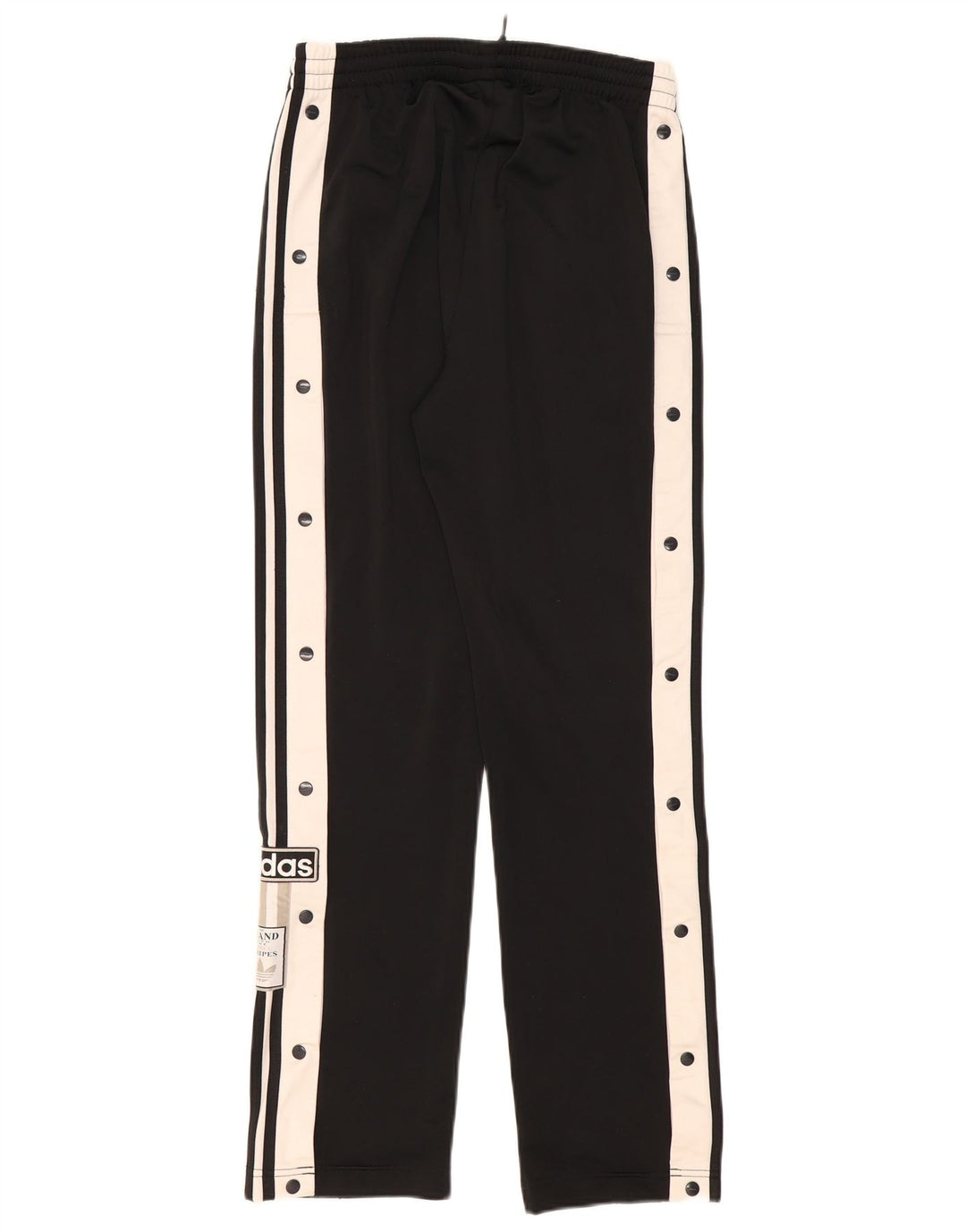 Adidas Hombre Pantalones De Chándal Gráfico Pequeño Negro Colorblock Poliéster