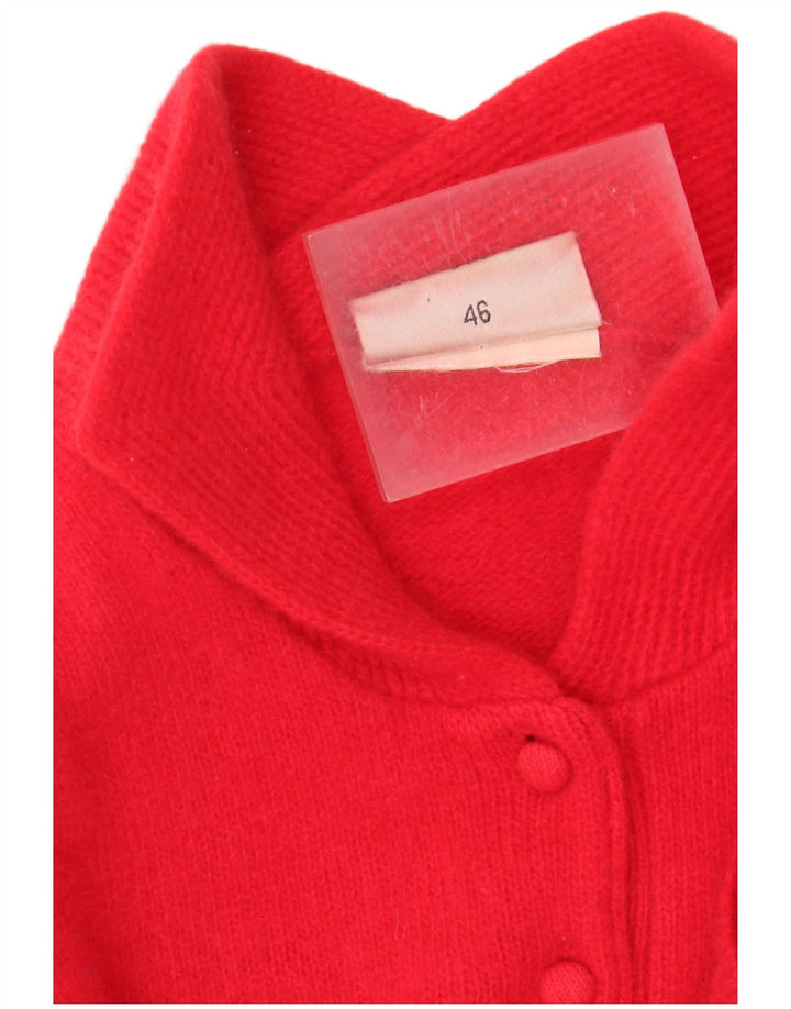 Jersey tipo jersey con cuello tipo polo para mujer de Public EU 44 XL Lana roja