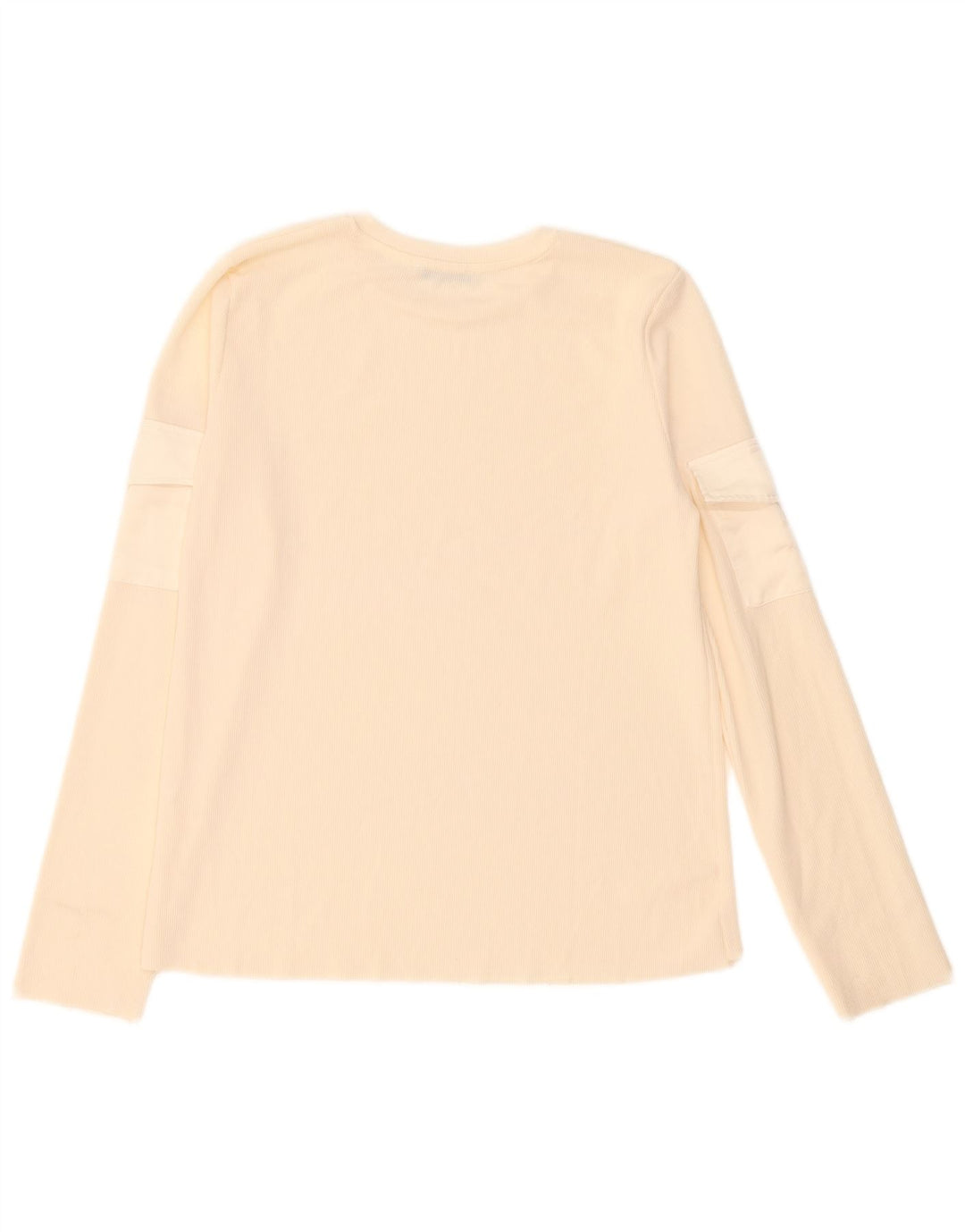 Zara Mujer Top Manga Larga UK 44 Large Beige