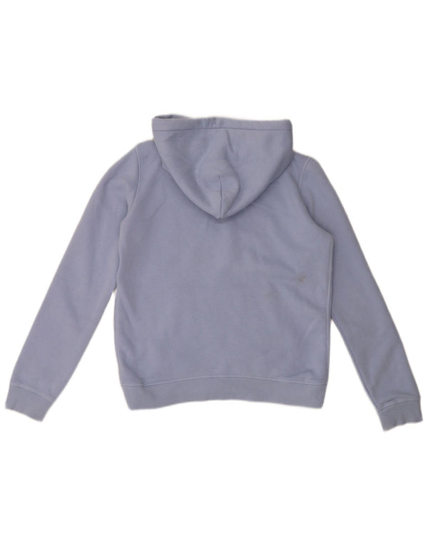 Jack Wills Jersey con capucha de gran tamaño para mujer con gráfico UK 10 Small Blue Cotton