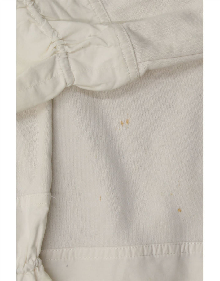 Cos - Sudadera extragrande para mujer, talla 10, algodón blanco pequeño