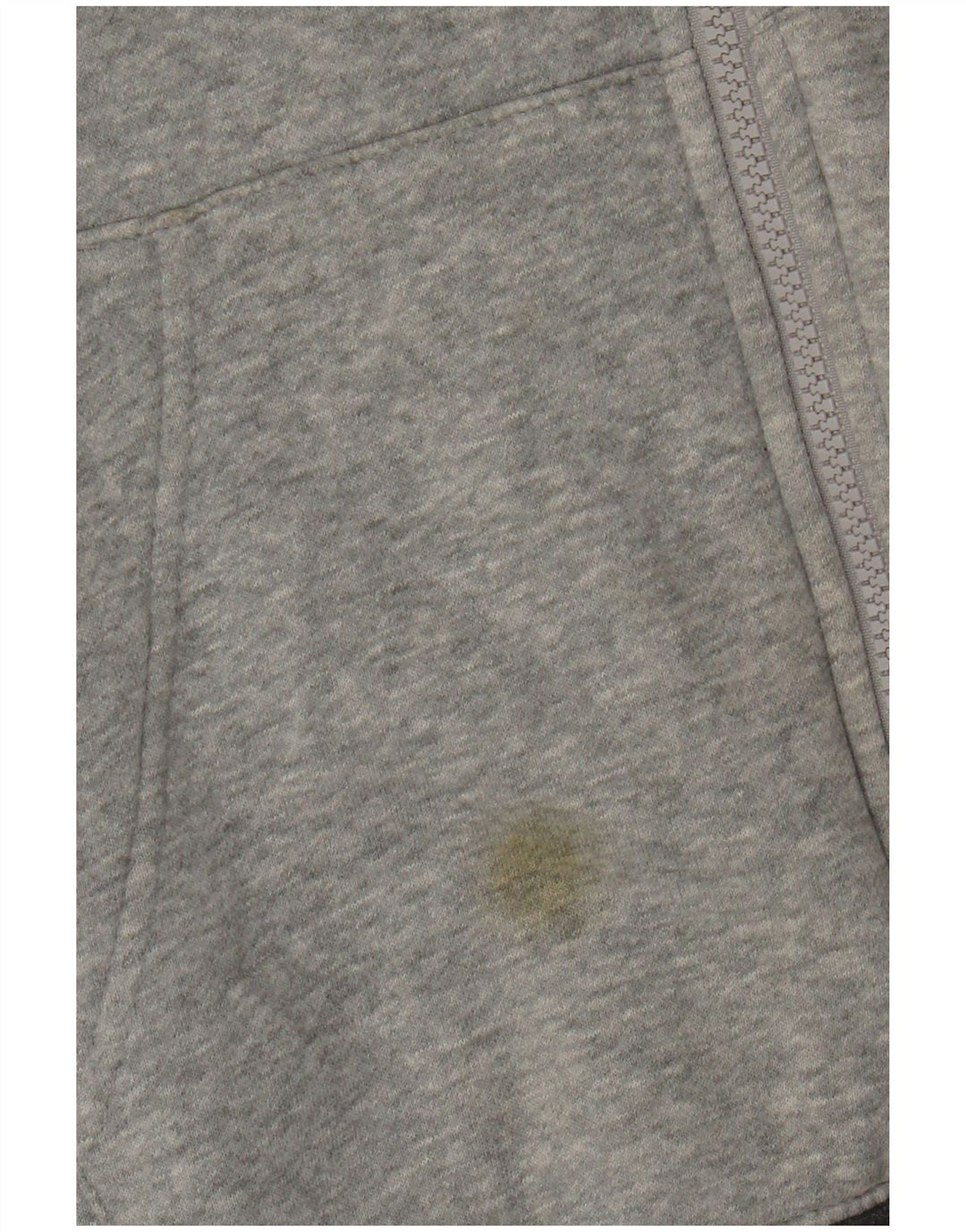 Nike - Sudadera con capucha y cremallera para hombre, algodón moteado en gris medio