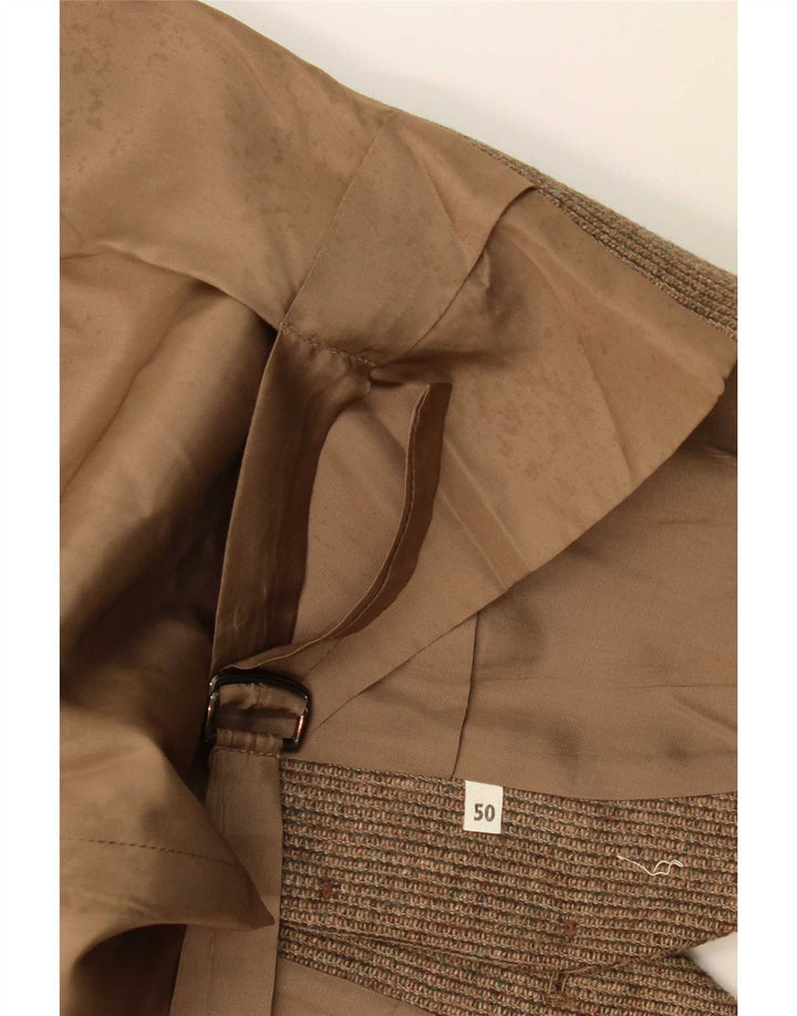 Chaleco vintage para hombre IT 50 Marrón medio
