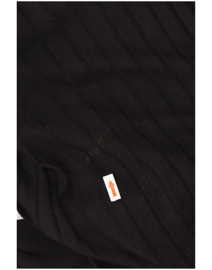 Marks & Spencer Suéter tipo cárdigan abierto para mujer UK 10 Small Black Stripes