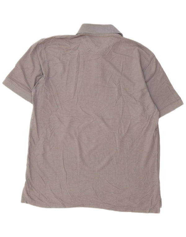 IZOD Polo para hombre grande gris poliéster