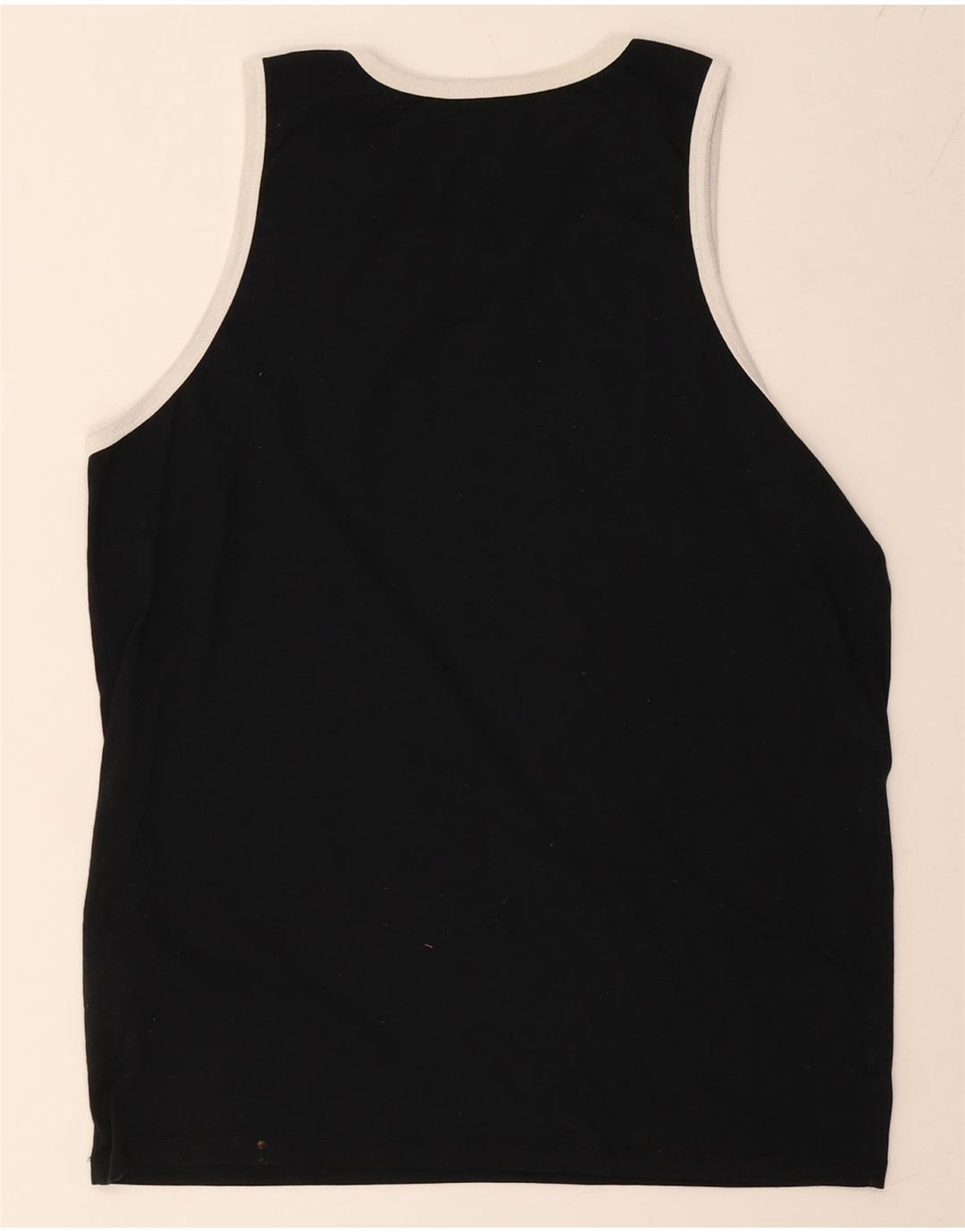 Nike Camiseta sin mangas con gráfico de corte atlético para hombre Poliéster negro mediano