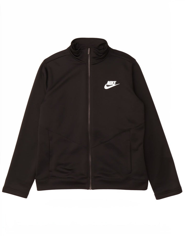Nike Chaqueta de chándal para niño 13-14 años XL Negro Poliéster