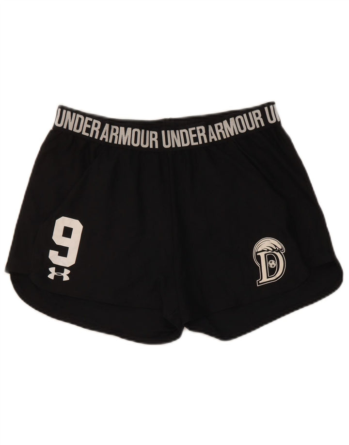 Under Armour Pantalones cortos deportivos gráficos para mujer Reino Unido 12 Mediano Negro