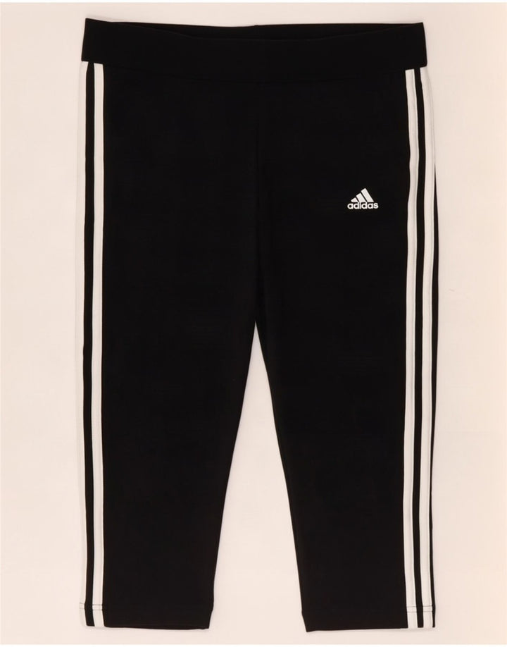 Adidas Leggings Capri para Mujer Reino Unido 12/14 Mediano Negro