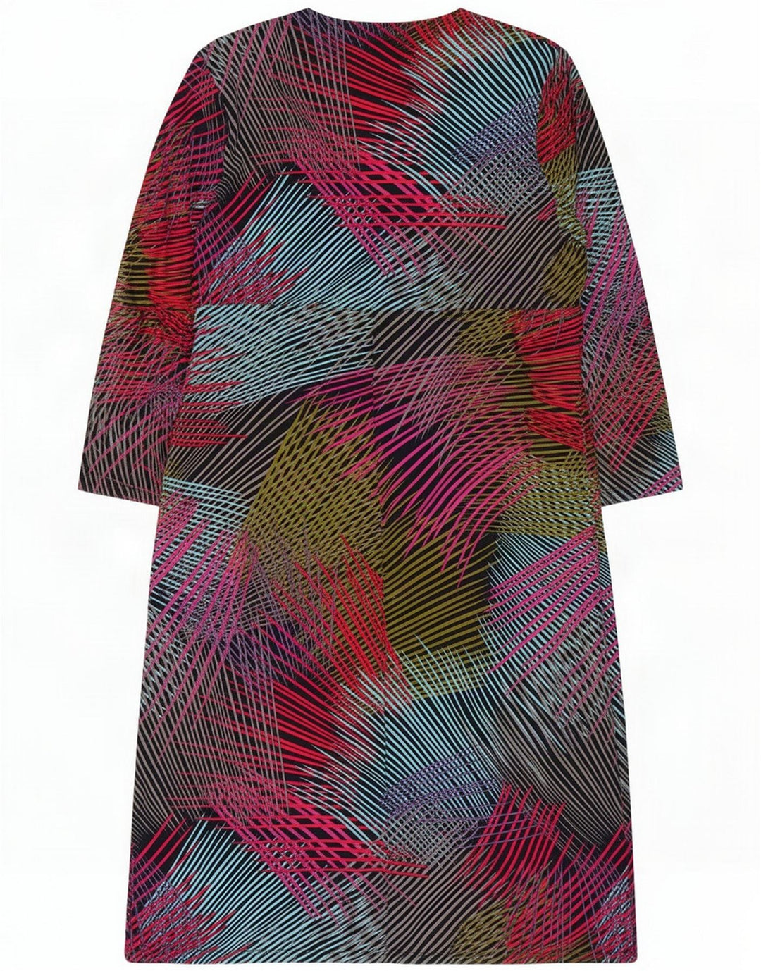 CC Vestido tubo con estampado abstracto para mujer ES 44 Medio Multicolor