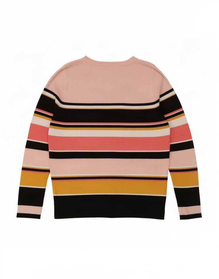 Oasis - Jersey con cuello barco para mujer, talla M, multicolor, a rayas
