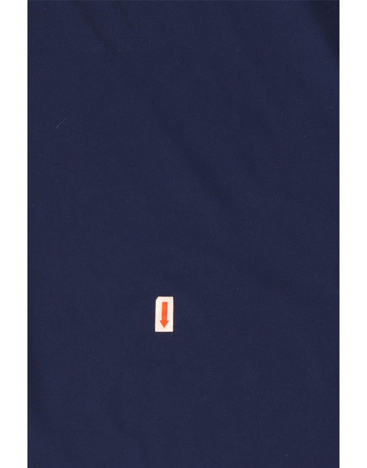 Camiseta ADIDAS Climalite para hombre Top medio azul marino color block poliéster