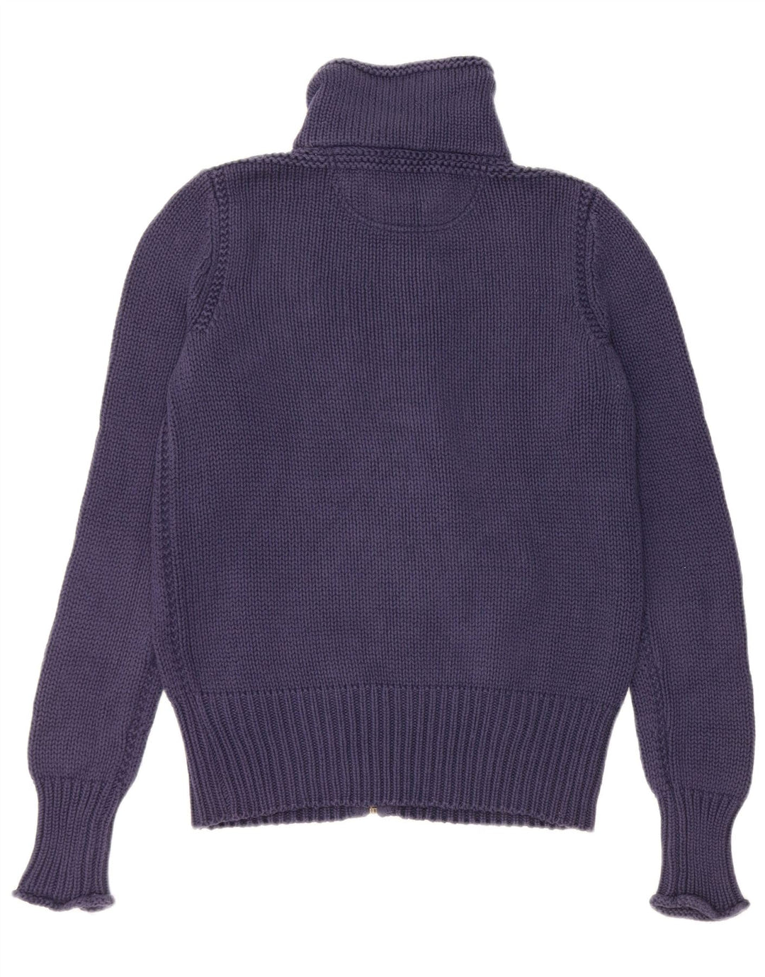 RALPH LAUREN Suéter cárdigan para mujer Reino Unido 14 Algodón azul marino mediano