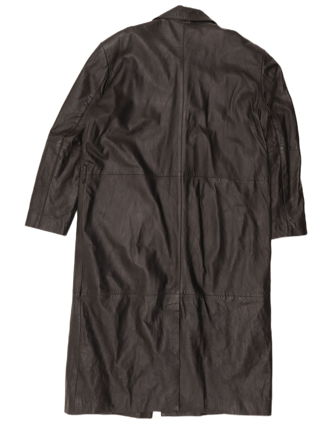 Abrigo de cuero para hombre EU 50 Cuero negro grande