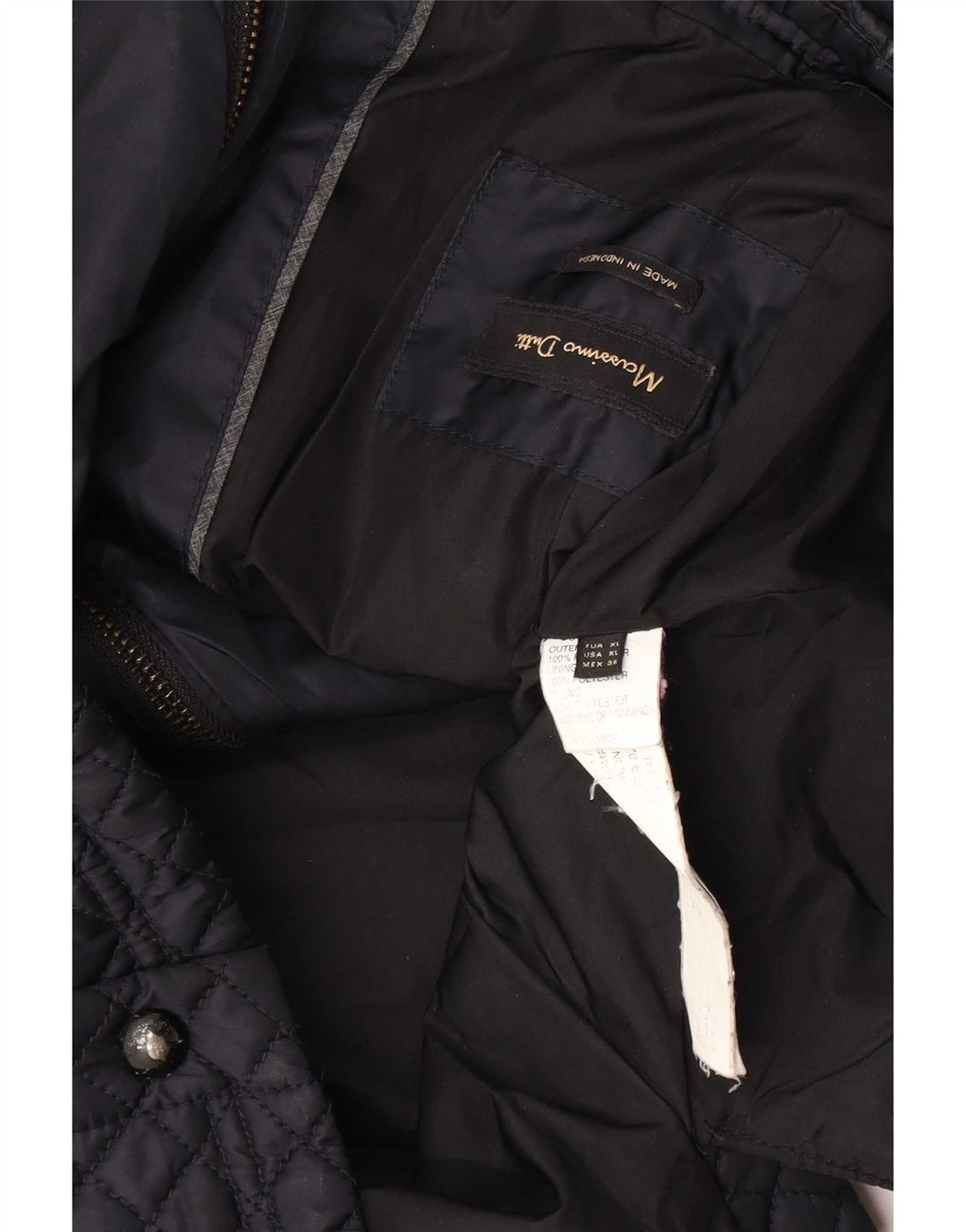 Massimo Dutti Chaleco Acolchado Mujer ES 40 XL Poliéster Negro