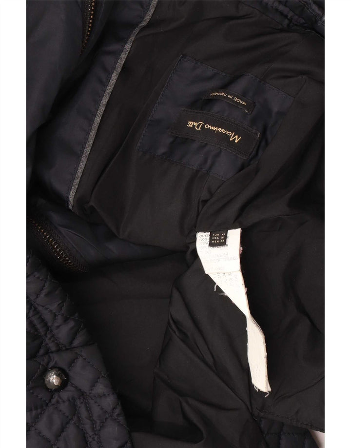 Massimo Dutti Chaleco Acolchado Mujer ES 40 XL Poliéster Negro
