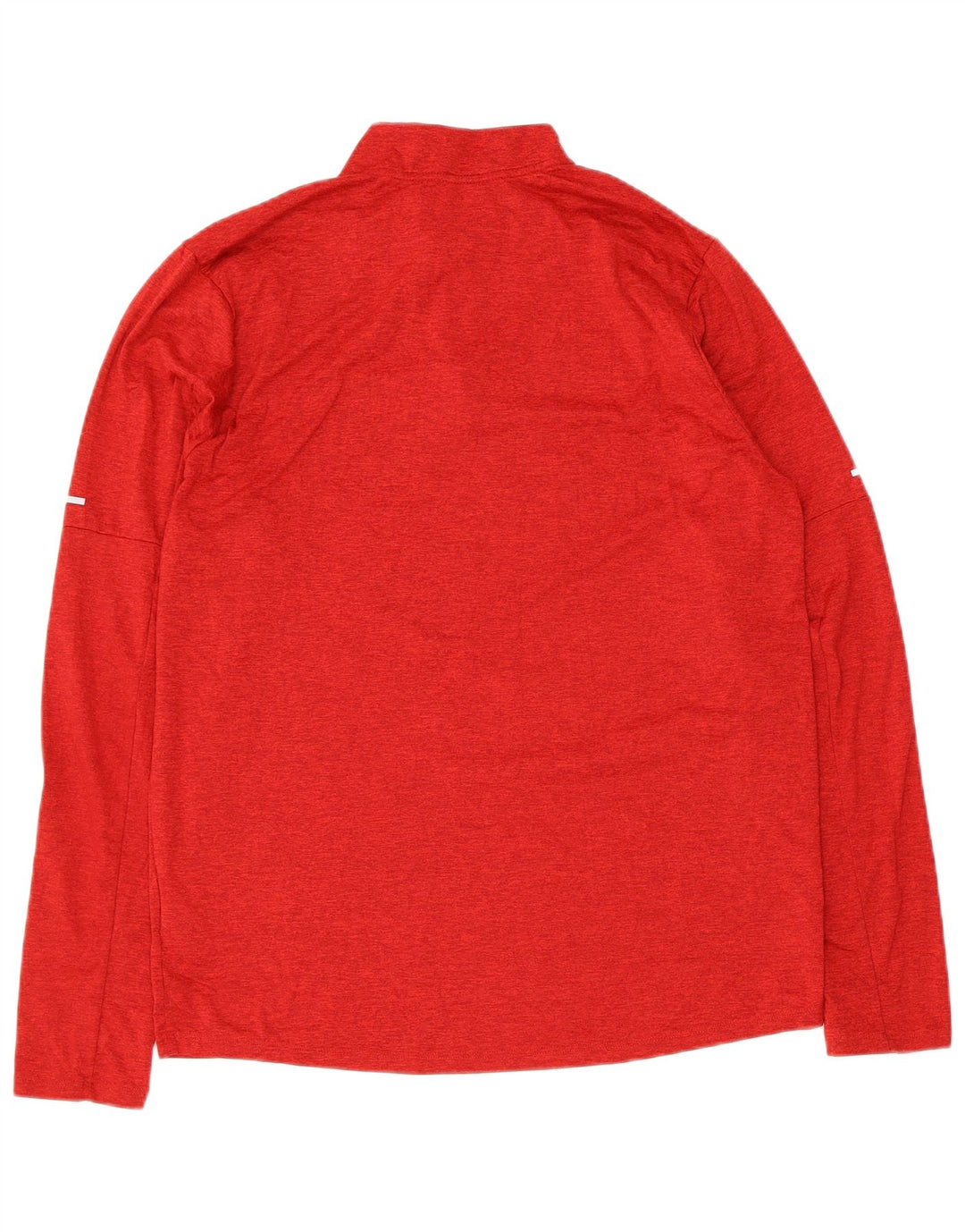Nike Dri Fit - Chándal con cremallera y cuello para hombre, talla mediana, color rojo moteado