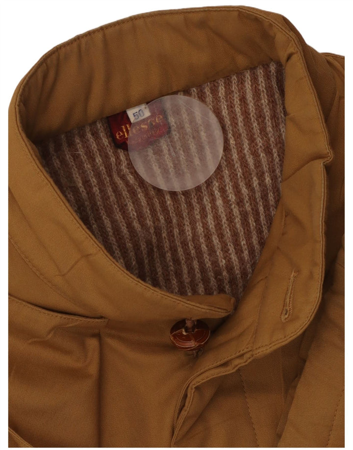 ELLESSE Gabardina para hombre IT 50 Large Beige Poliéster