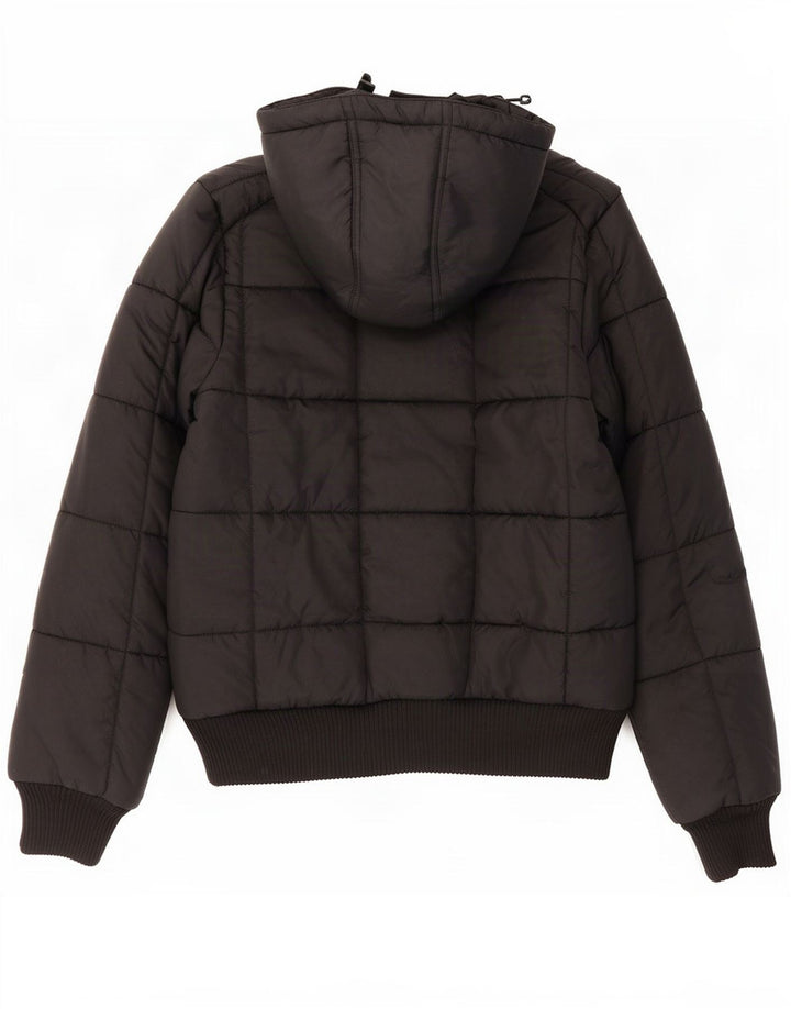 Adidas Chaqueta acolchada con capucha para mujer EU 32 XS Negro Poliéster