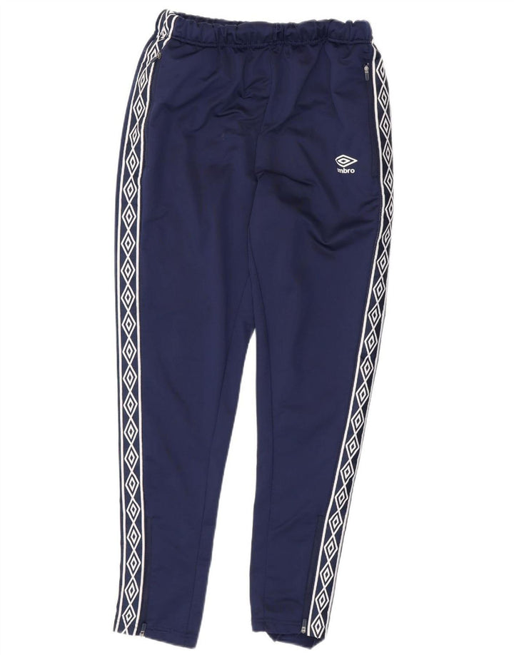 Umbro Hombre Pantalones De Chándal Gráfico Poliéster Azul Marino Medio
