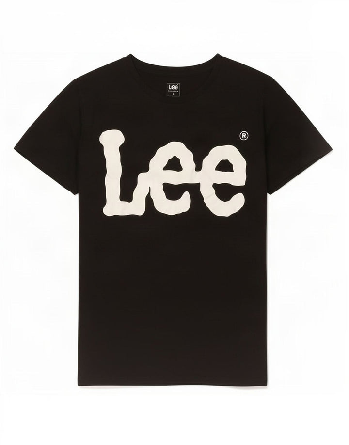 Lee - Camiseta gráfica para hombre, talla pequeña, algodón negro