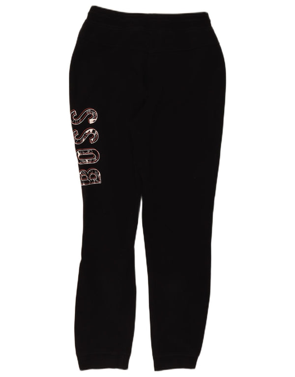 Hugo Boss Pantalones de chándal con estampado gráfico para niño 13-14 años Algodón negro