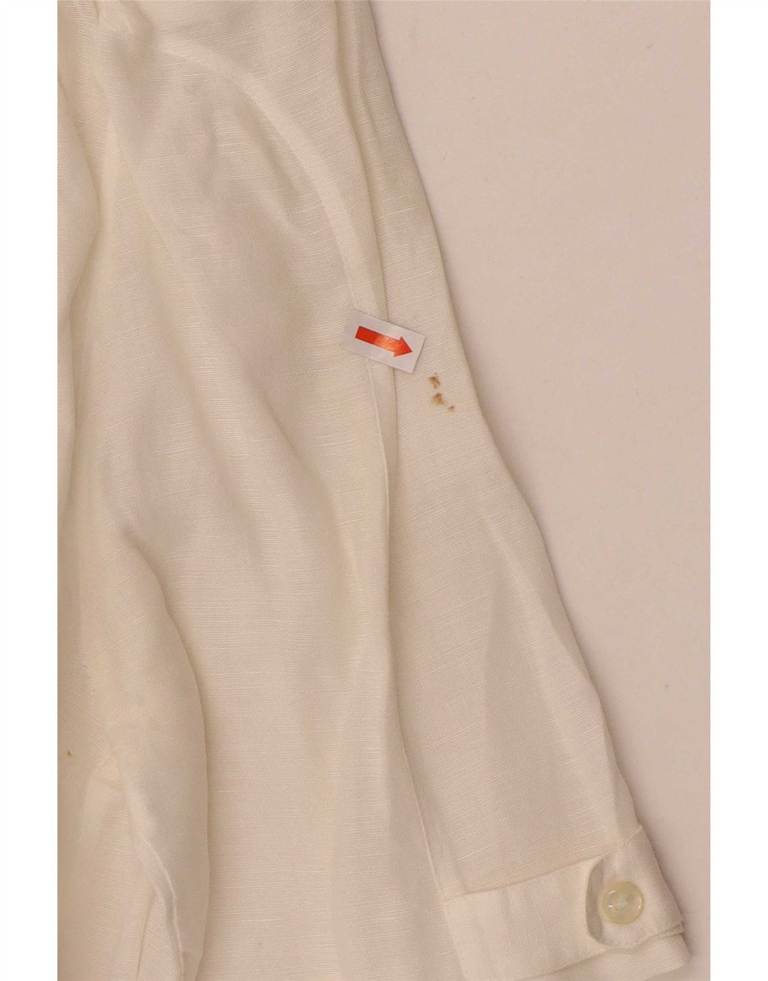 Alexander Blusa de manga corta para mujer UK 44 Grande Blanco