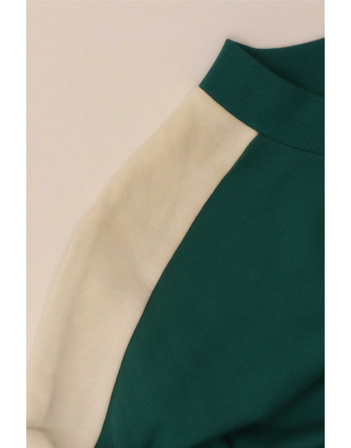 Puma Hombre Sudadera Jumper Small Verde Colorblock Algodón