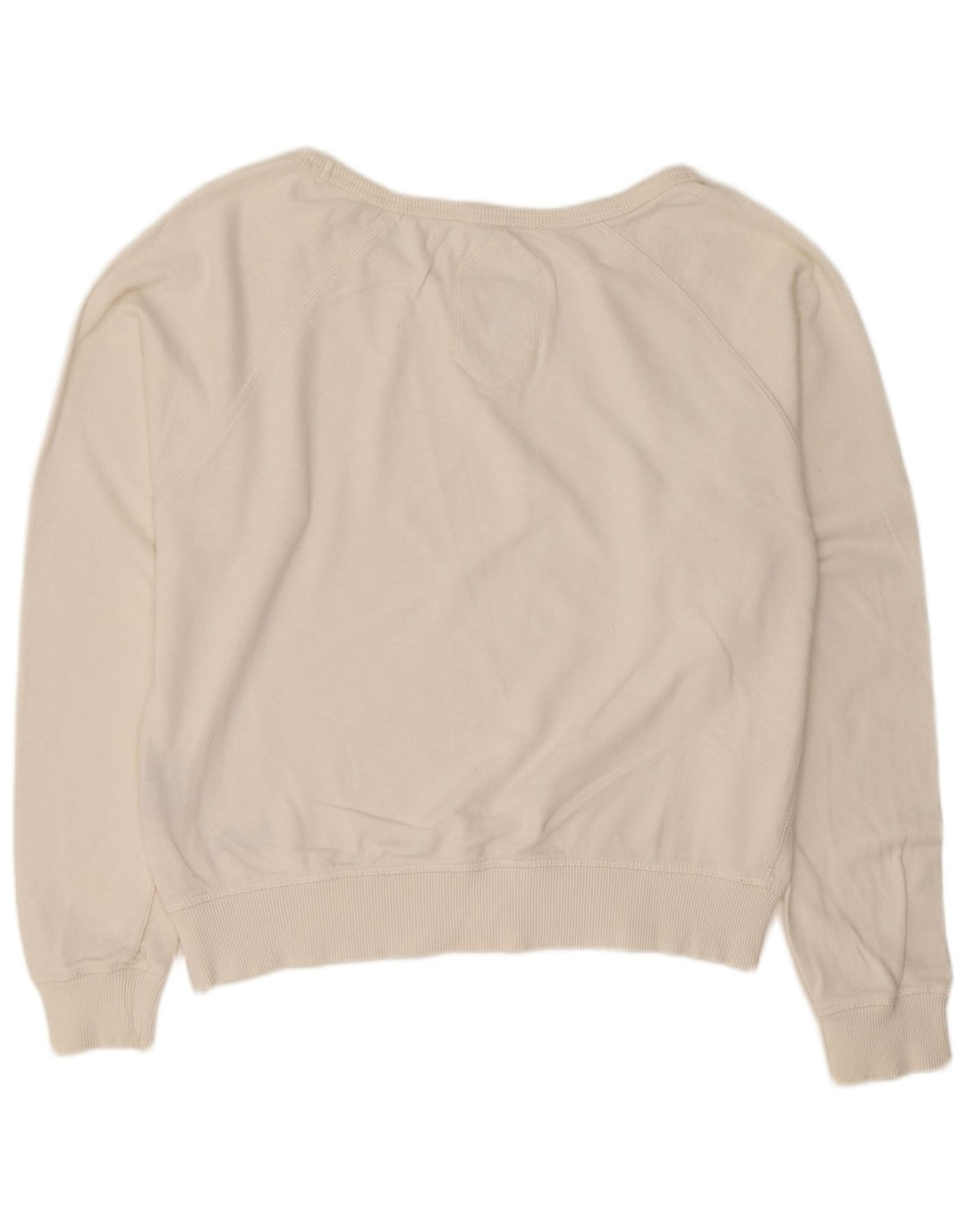 Superdry Sudadera Jumper para Mujer Reino Unido 46 Grande Algodón Blanco