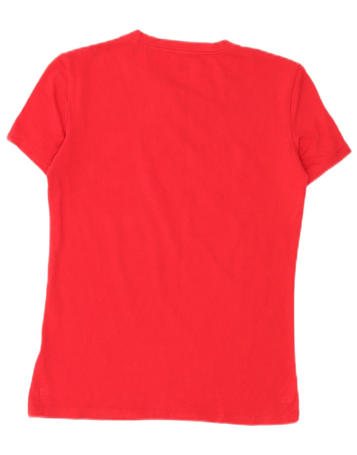 Guess Camiseta gráfica para mujer Top UK 10 Small Red