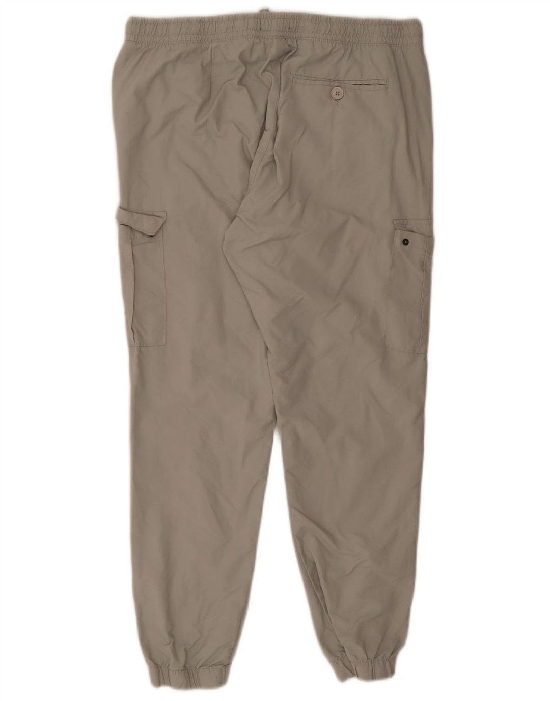 French Connection Pantalones tipo joggers cargo para hombre XL W36 L28 Poliamida gris