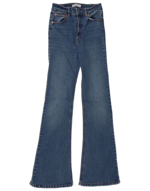 Vaqueros acampanados para mujer Pull & Bear EU 36 Small W26 L32 Azul