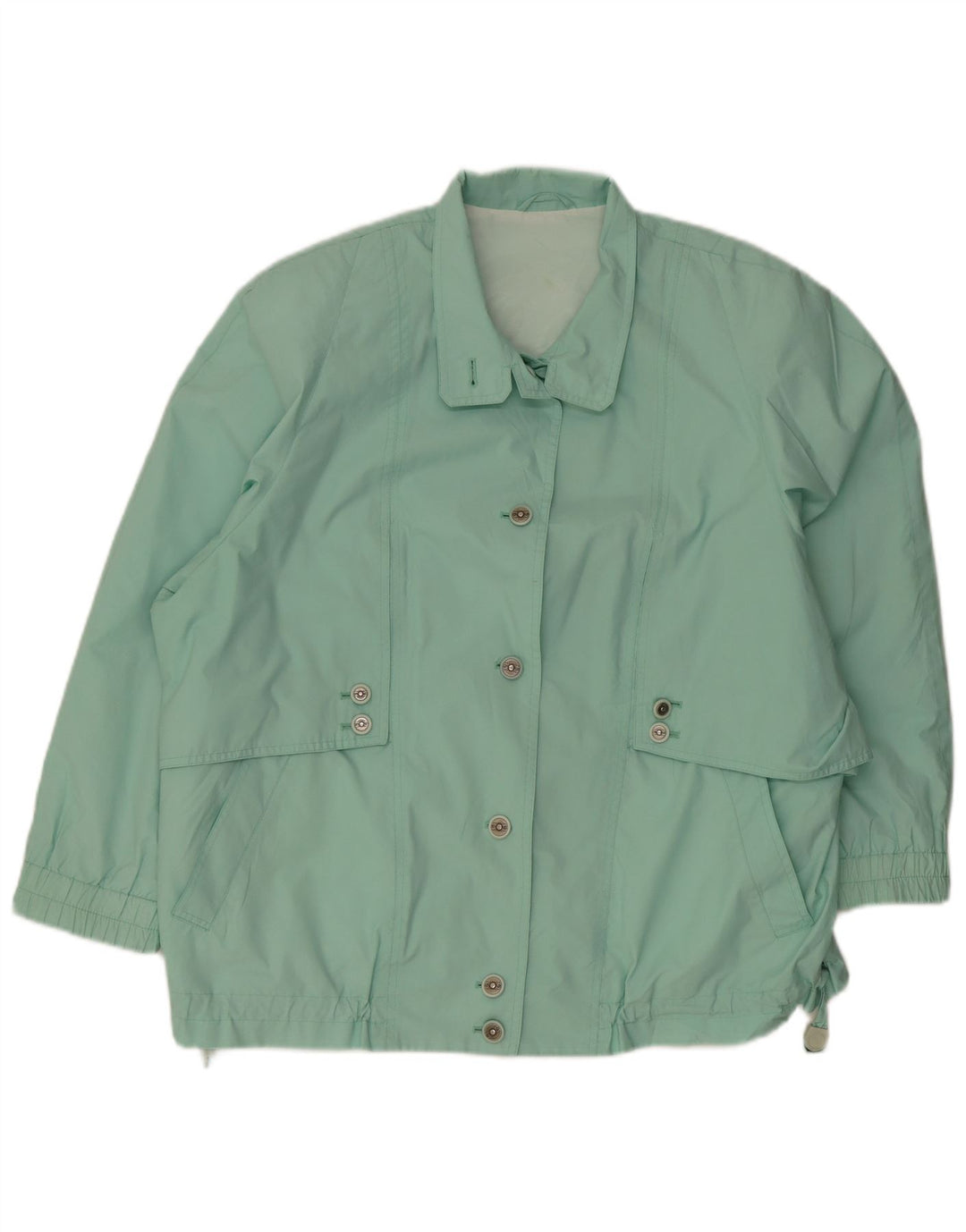 Chaqueta impermeable extragrande para mujer Valmeline IT 44 Verde medio
