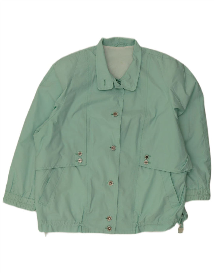 Chaqueta impermeable extragrande para mujer Valmeline IT 44 Verde medio