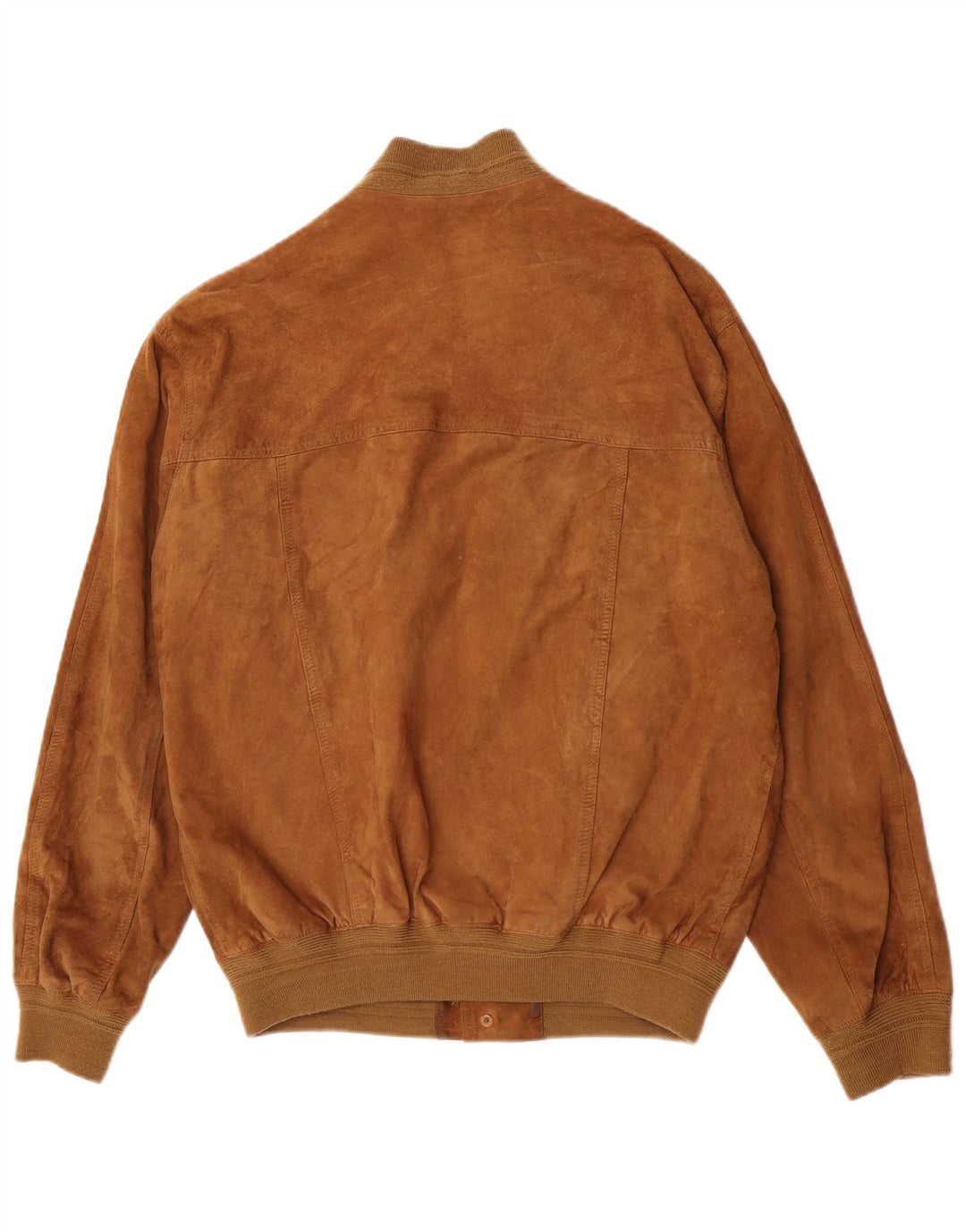 Vintage hombres ante bomber chaqueta IT 50 marrón grande