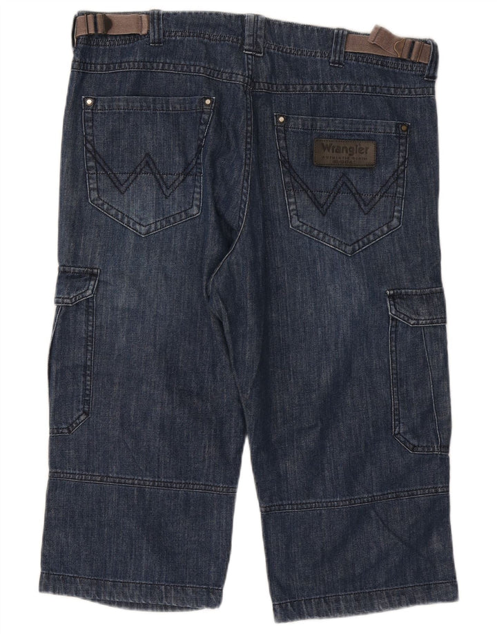 Wrangler Pantalones cortos vaqueros cargo para hombre W36 Algodón azul grande