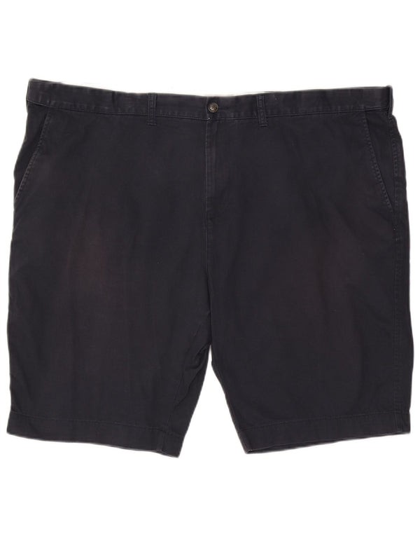 Marks & Spencer Pantalones cortos chinos de corte regular para hombre W48 4XL Algodón azul marino