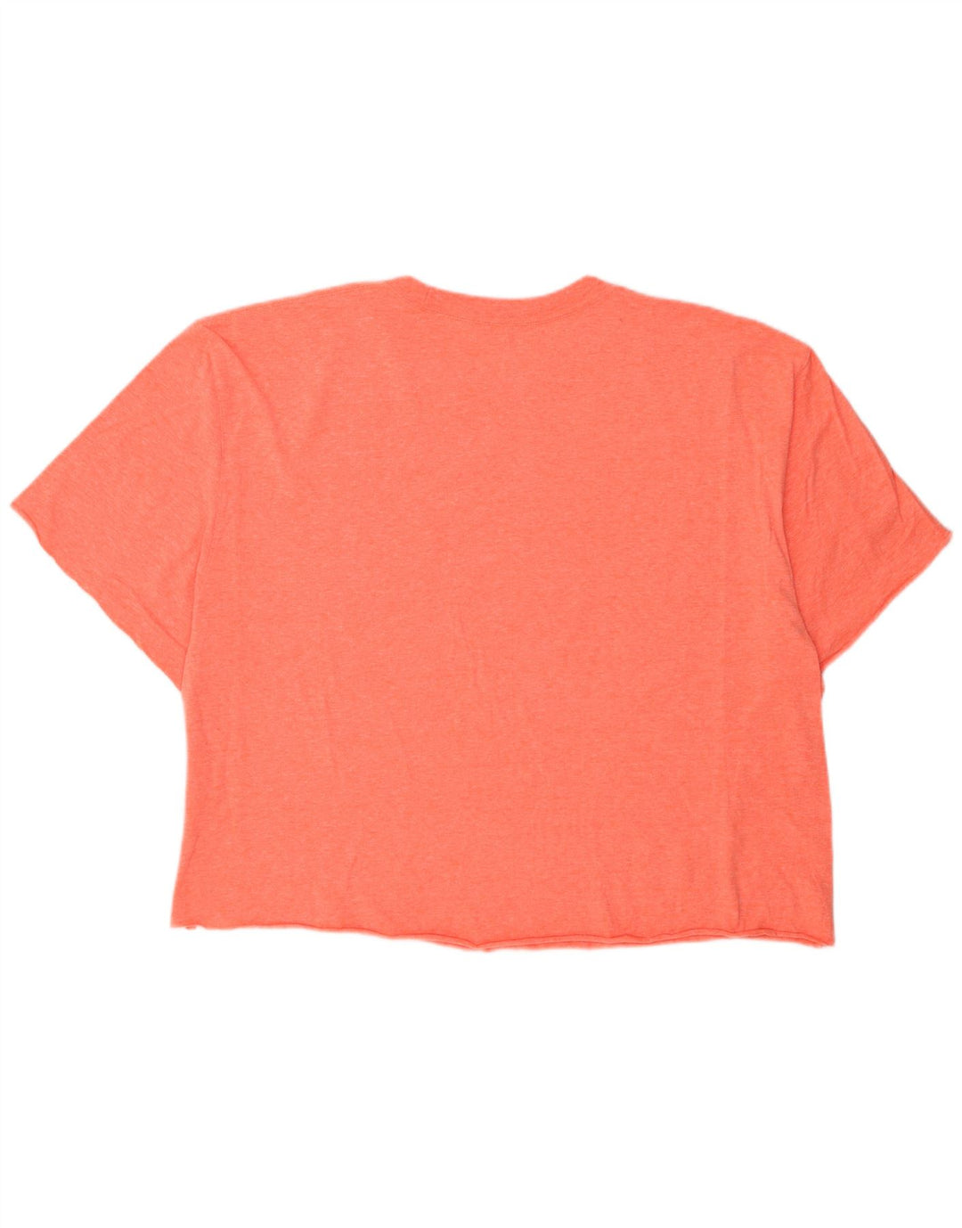 CHAMPION Camiseta corta con gráfico para mujer UK 20 2XL Naranja moteado