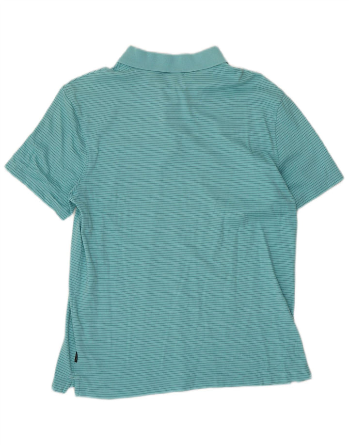 CALVIN KLEIN Polo Hombre Algodón Rayas Azul Medio