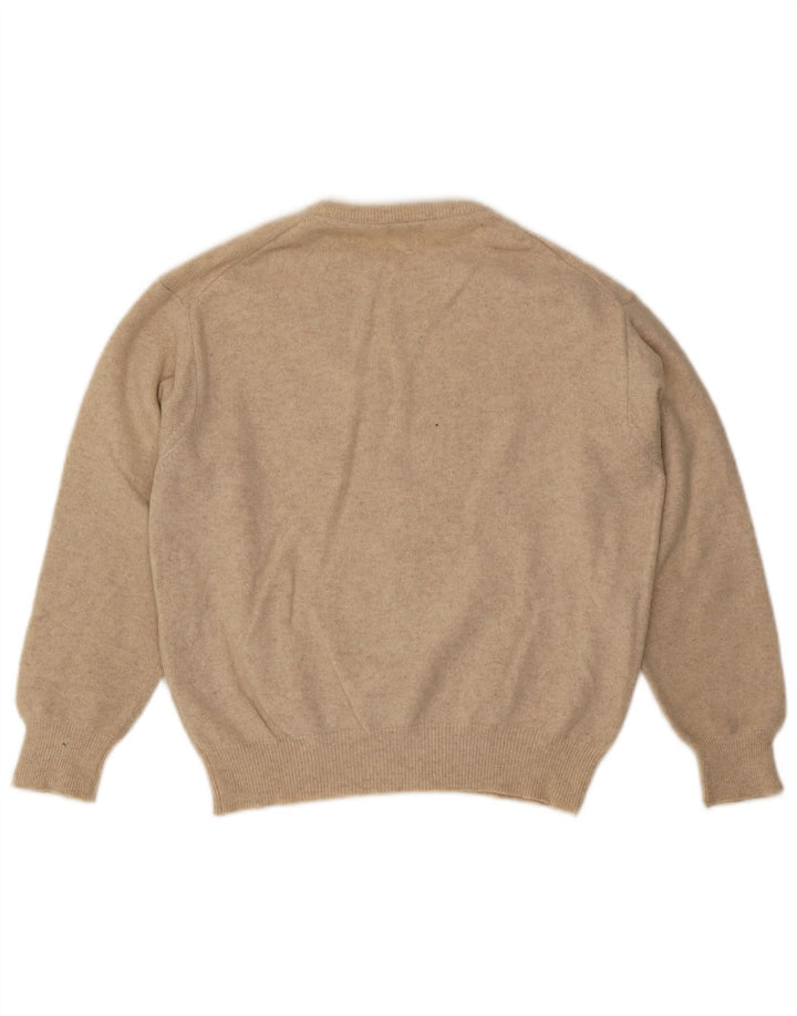 Benetton Jersey De Cuello Redondo Beige Medio