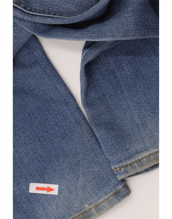 Wrangler Hombre Skanders Slim Jeans W32 L34 Algodón Azul