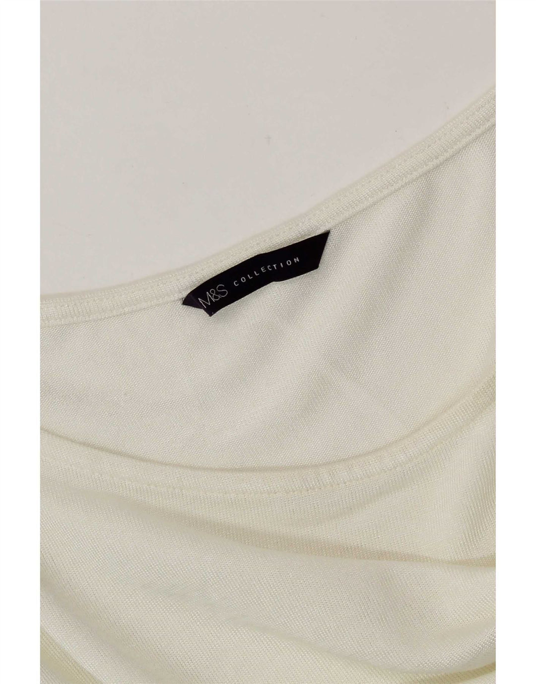 Marks & Spencer Top para mujer manga 3/4 UK 40 XL Blanco roto