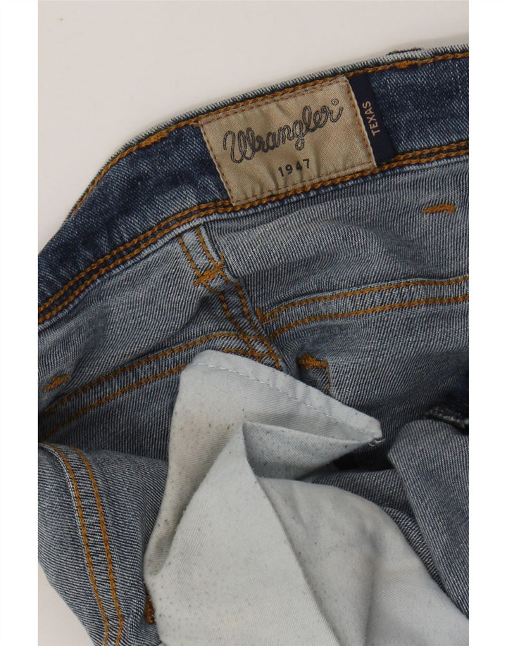 WRANGLER Vaqueros rectos Texas para hombre W28 L30 azul