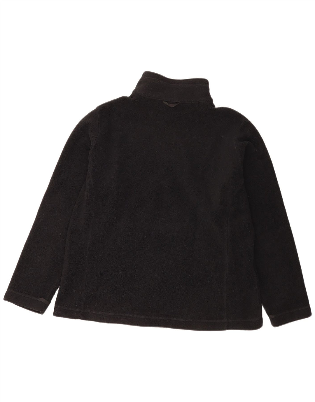 Jack Wolfskin Chaqueta polar con forro para hombre, talla 40, poliéster negro grande