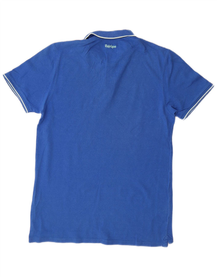 REFRIGUE Polo Hombre Algodón Azul Medio