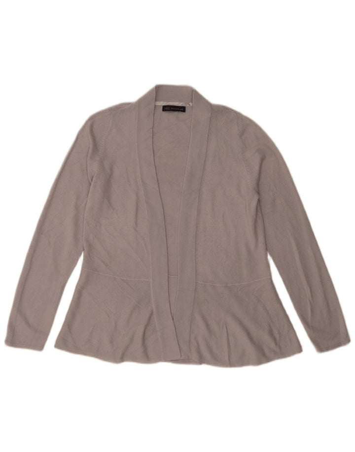 Marks & Spencer Suéter tipo cárdigan abierto para mujer Reino Unido 10 Pequeño Acrílico gris